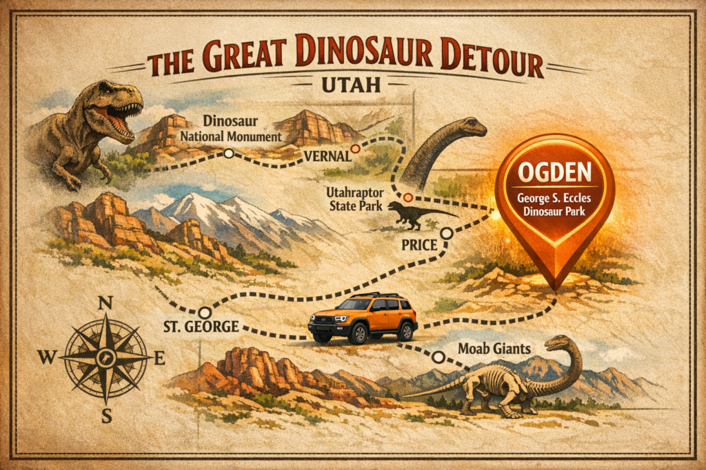 The Great Dino Detour